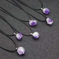 1pc Amethyst Necklace Pendant