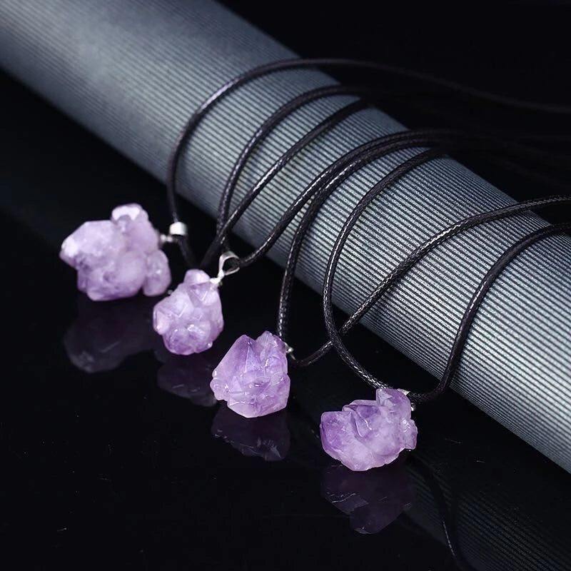 1pc Amethyst Necklace Pendant